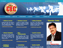 Tablet Screenshot of cec-india.com